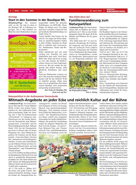 Dübener Wochenspiegel - Ausgabe 8 - Jahrgang 2024