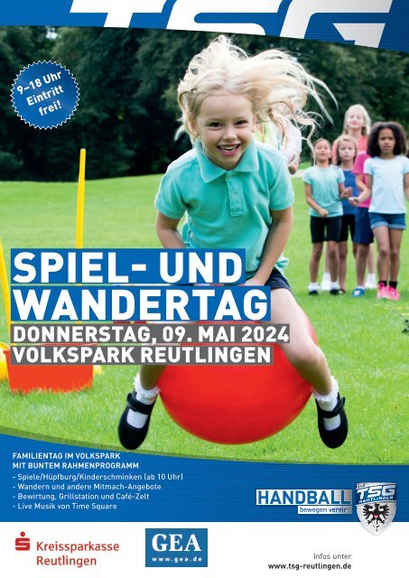 Spiel- und Wandertag, TSG Handball Abteilung, am  Donnerstag, den 09.Mai 2024