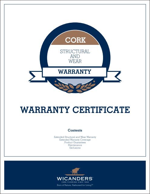 warranty certificate cork - Avalon Carpet Tile & Flooring