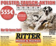 Polster-Tausch-Aktion