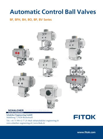 Automatic Control Ball Valves FITOK EN