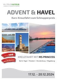MS Princess • SchnupperKreuzfahrt • ADVENT 24