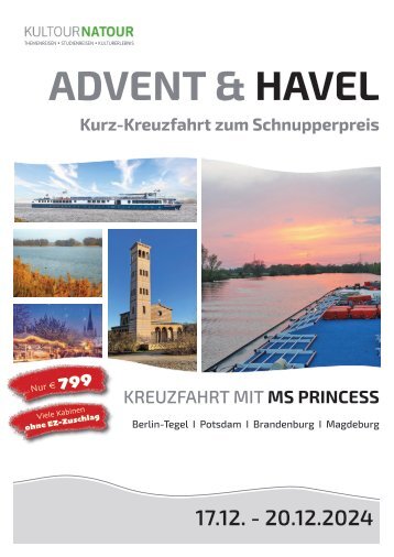 MS Princess • SchnupperKreuzfahrt • ADVENT 24