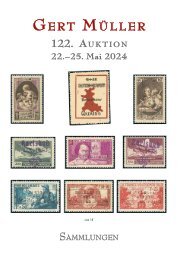 122. Auktion - Sammlungen