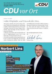 CDU vor Ort Ravensburg Ausgabe 1/2024