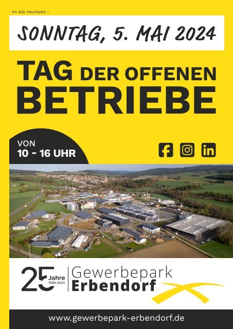 Gewerbepark Erbendorf - Tag der offenen Betriebe