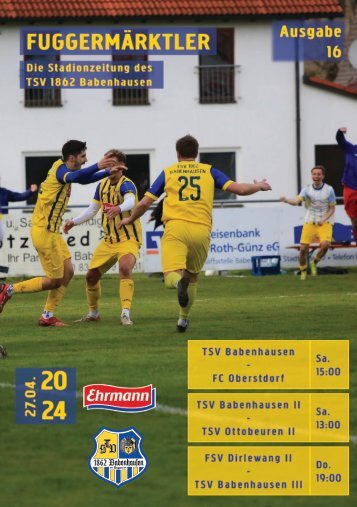 20240427 Fuggermärktler TSV 1862 Babenhausen – FC Oberstdorf