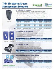 Thin Bin Waste Stream Management Solutions (TBINFLY2404)