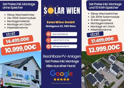 Photovoltaik Angebot