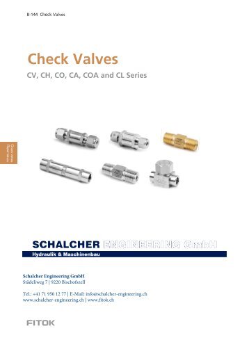 Check Valves FITOK EN