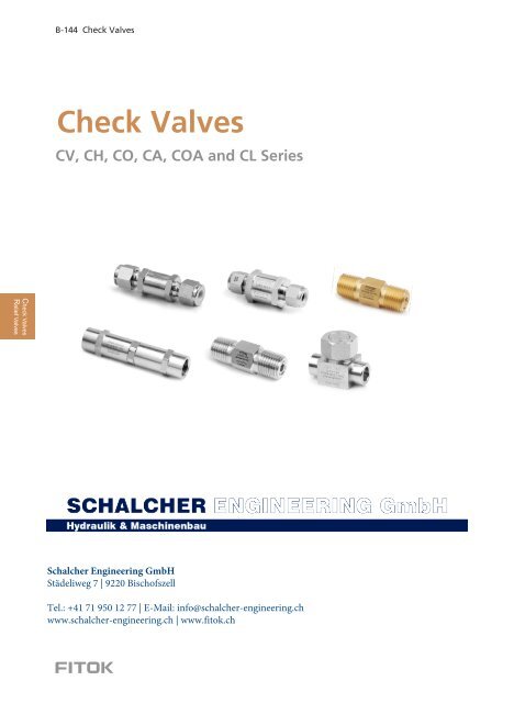 Check Valves FITOK EN