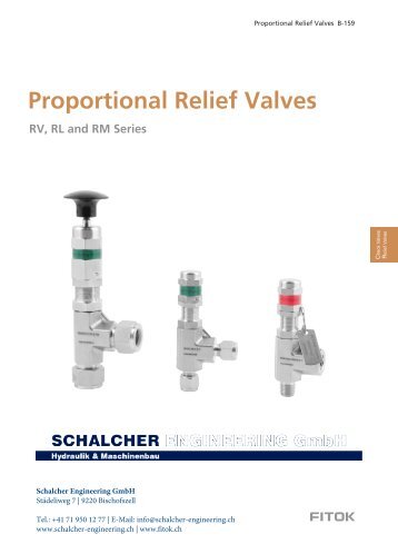 Proportional Relief Valves FITOK EN