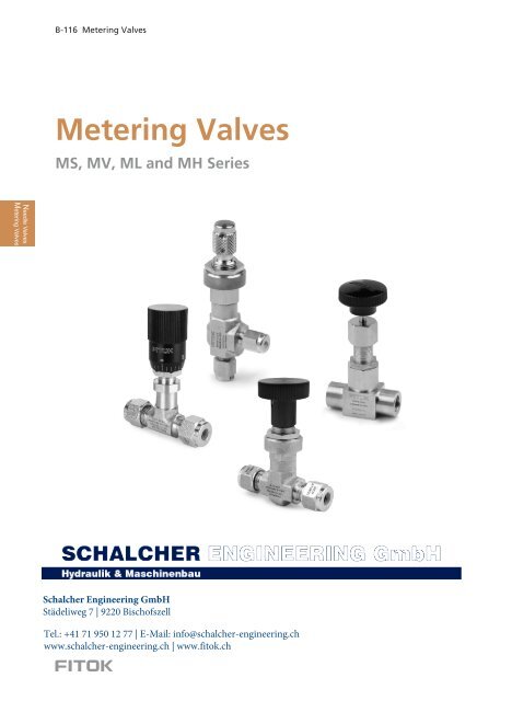 Metering Valves FITOK EN