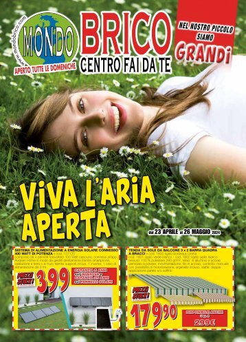 VIVA L'ARIA APERTA - Mondobrico - Dal 23 aprile al 26 maggio 2024