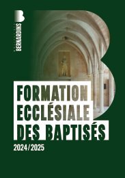 Livret Formation ecclésiale des baptisés 2024/2025