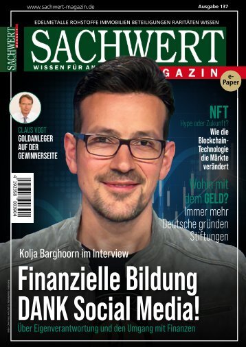 SACHWERT Magazin ePaper, Ausgabe 137