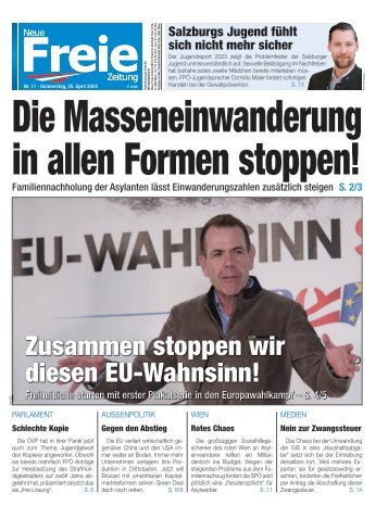 Die Masseneinwanderung in allen Formen stoppen!