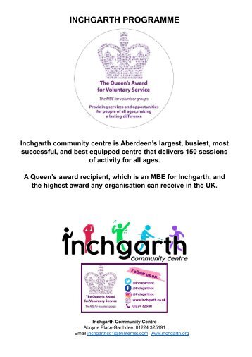 Inchgarth community centre April  2024