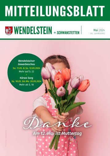 Mitteilungsblatt Wendelstein+Schwanstetten - Mai 2024