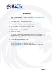 Booking guide 2024