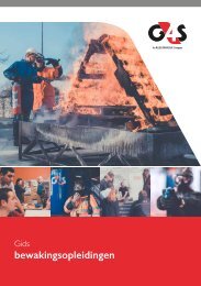 G4S Training & Consultancy Services - Brochure bewakingsopleidingen - Nederlands