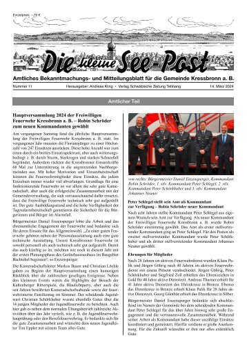 24.04.2024 Die kleine See-Post