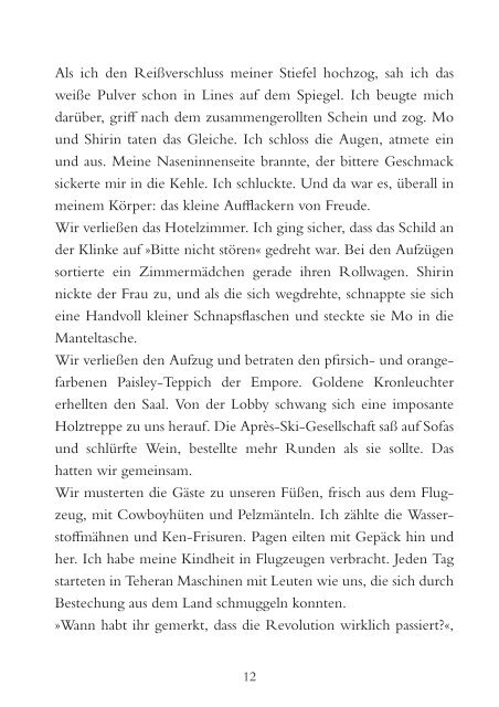 Leseprobe Sanam Mahloudji „Die Perserinnen“