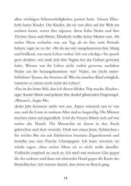 Leseprobe Sanam Mahloudji „Die Perserinnen“