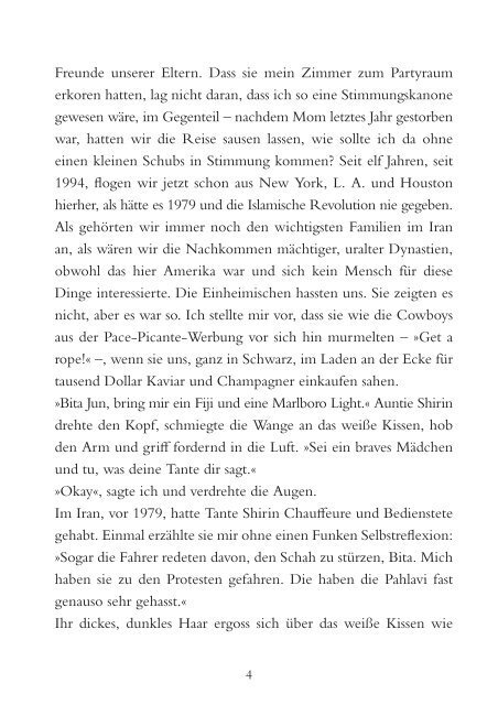 Leseprobe Sanam Mahloudji „Die Perserinnen“