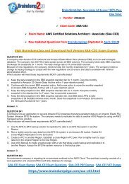 [April-2024]New Braindump2go SAA-C03 PDF and SAA-C03 VCE Dumps(940-966)