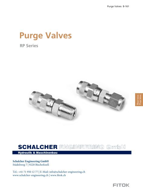 Purge Valves FITOK EN