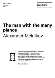 2024 04 26 The man with the many pianos - Alexander Melnikov