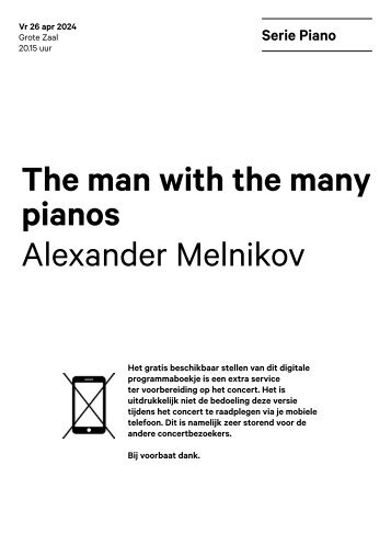 2024 04 26 The man with the many pianos - Alexander Melnikov