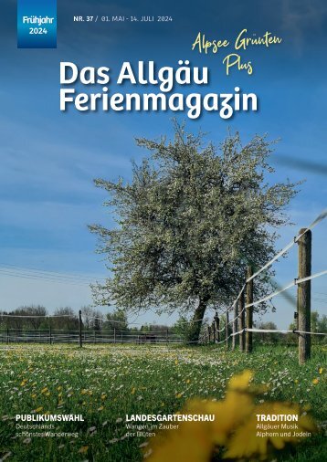 Das Allgäu Ferienmagazin - Alpsee Grünten Plus "Ausgabe 37"