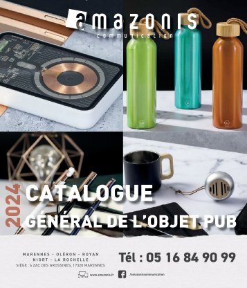 Catalogue objets pub et goodies 2024 par AMAZONIS