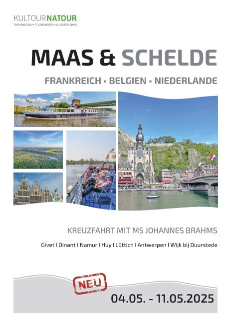MS Johannes Brahms • Kultur-Kreuzfahrt • MAAS & SCHELDE