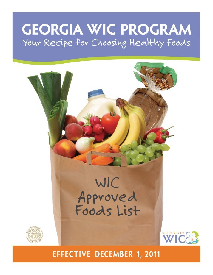 wic approved foods nc effective 2017