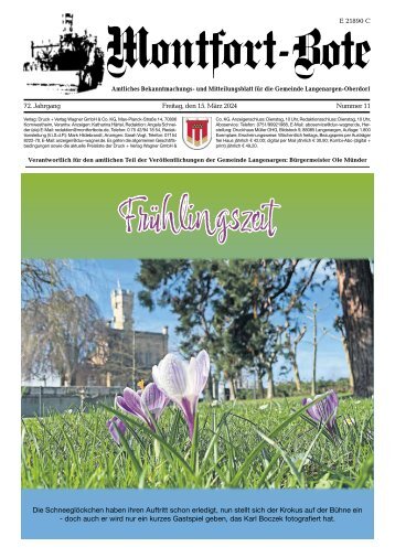 25.04.2024 Montfort-Bote