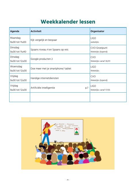 Activiteitenkalender LDC Egmont mei - juni