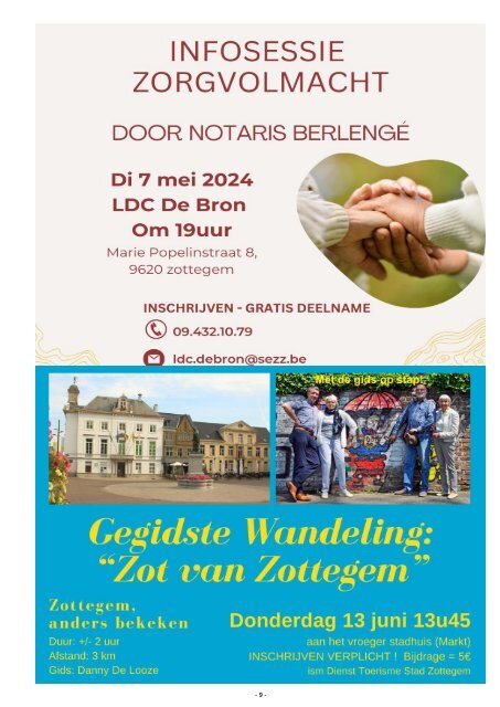 Activiteitenkalender LDC Egmont mei - juni