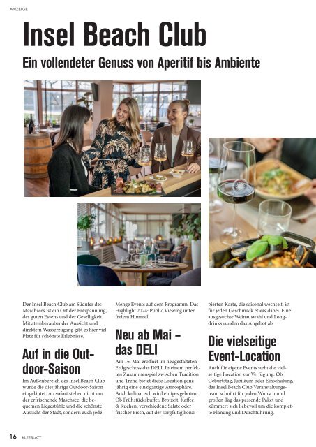 Kleeblatt Magazin Mai Ausgabe 2024 