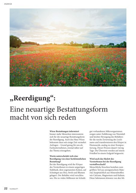 Kleeblatt Magazin Mai Ausgabe 2024 