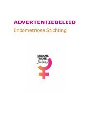 Advertentiebeleid Endometriose Stichting 2024