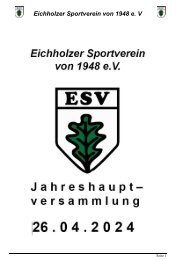 Jahreshauptversammlung 2024