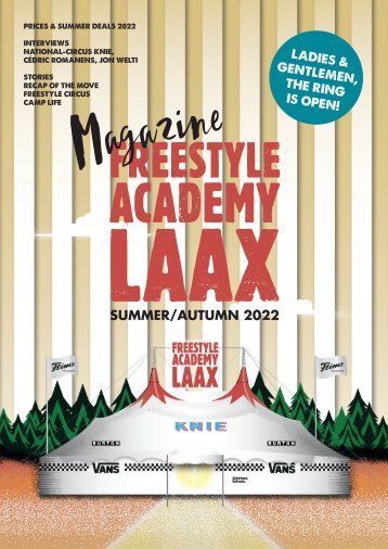 Magazine Freestyle Academy LAAX Summer 2022