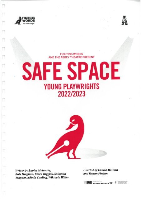 Young Abbey Playwrights 2022/23: Safe Space