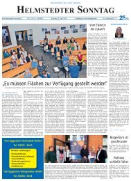 Helmstedter Sonntag vom 28.04.2024