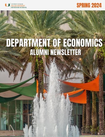 Spring 2024 Alumni Newsletter