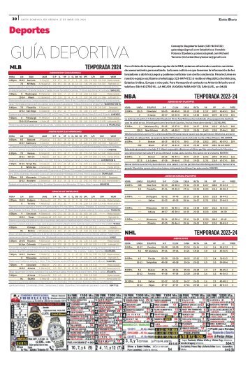 Guía Deportiva 27-04-2024