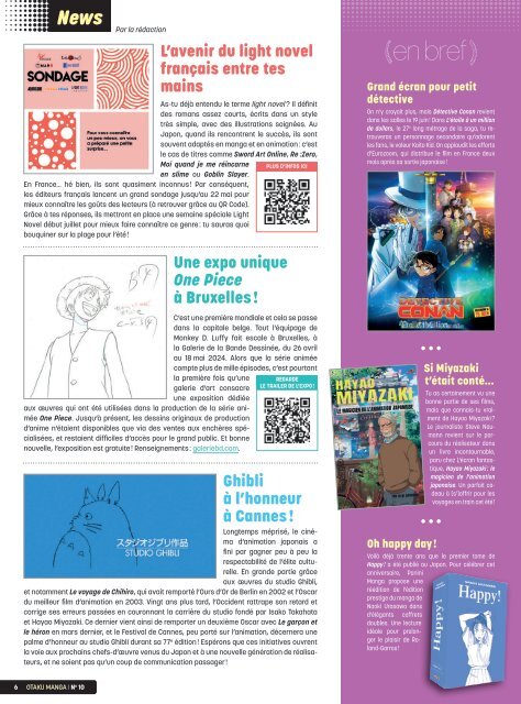 Otaku Manga - n°10 - Le magazine manga pour les ados - Extrait